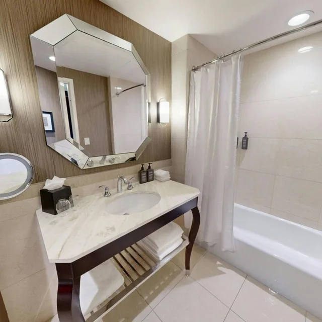 غرفة تقليدية بسريرين مزدوجين بحوض استحمام لذوي الإعاقة، SHERATON MCKINNEY HOTEL 7/7