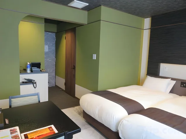 Hysalis, Modern, Twin Beds, Mountain View, Kashoutei Hanaya 1/1