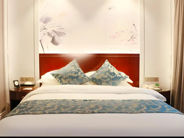 Oriental, Queen Bed، GreenTree Eastern Yancheng Binhai County Aobaolia Beichen Hotel 1/1