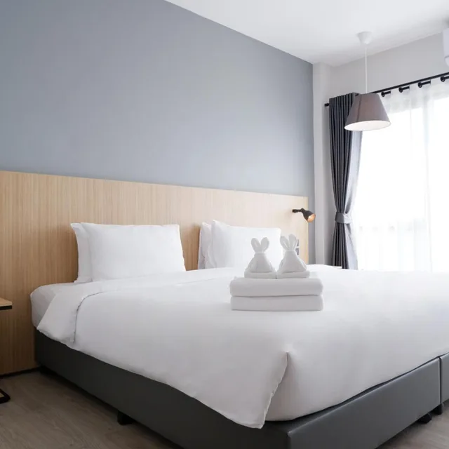 غرفة ديلوكس بسرير كينج، bliQ Hotel Chanthaburi 3/8