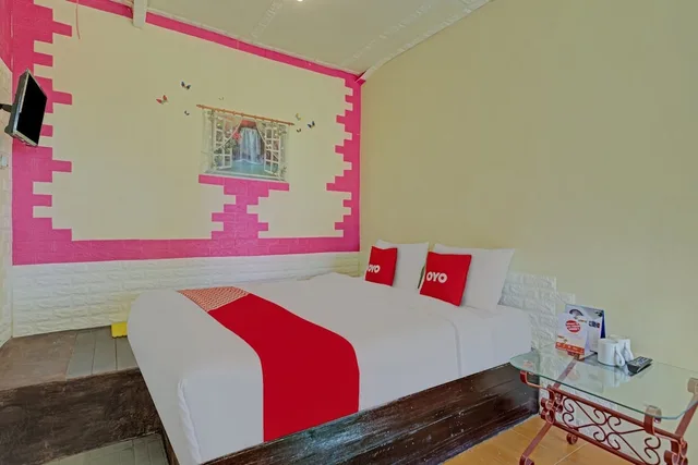 غرفة قياسية بسرير مزدوج، Hotel O Villa Inn App Trawas Bintaro Syariah 7/10