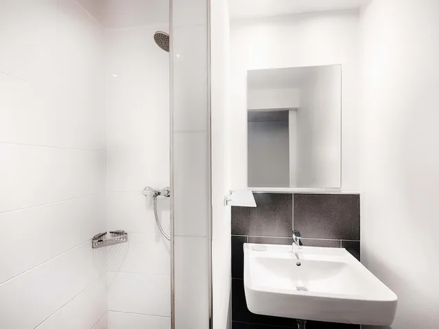 غرفة عائلية بسريرين مزدوجين، B&B Hotel Munchen-Moosach 4/5