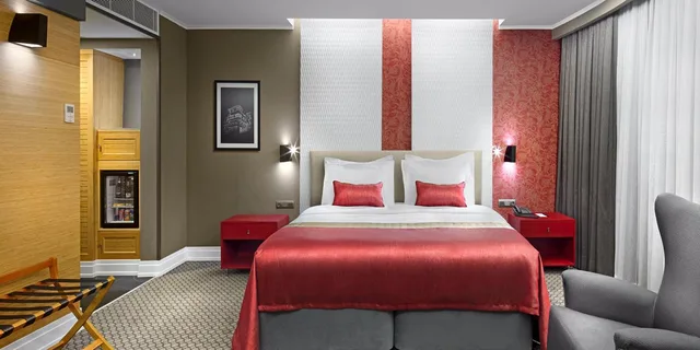 غرفة سوبيريور بسرير كينج بإطلالة على المدينة، Ramada Plaza by Wyndham Eskisehir 1/6