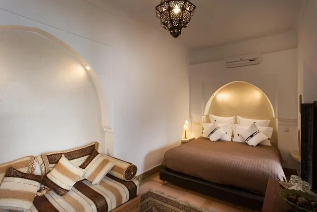 غرفة ديلوكس بسرير كوين، Riad Jnan el Cadi 2/5
