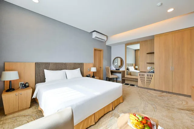 غرفة بريميوم ديلوكس بسرير كينج بإطلالة على المدينة، Muong Thanh Grand Saigon Centre Hotel 5/10