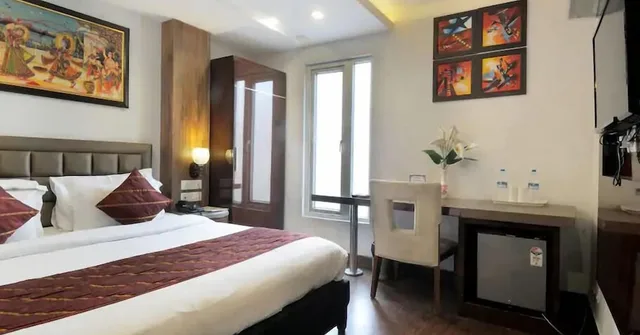 Super, Deluxe, Double Bed، Hotel Cabana Pahar Ganj 2/6