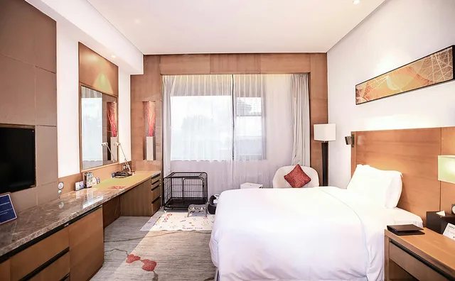 غرفة بسرير كينج يُسمح فيها بالحيوانات الأليفة، Doubletree By Hilton Jiaxing 3/5