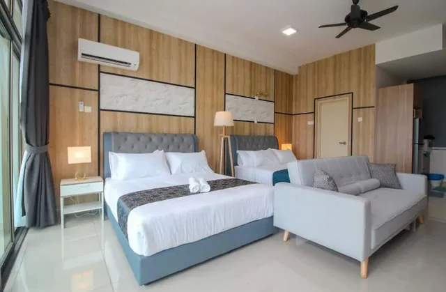 Family, Studio, 2 Queen Beds, Palazio Serviced Apartment 2/9