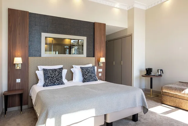 جناح جونيور بسريرين منفصلين بإطلالة على البحر، Westminster Hotel and Spa Nice 10/10
