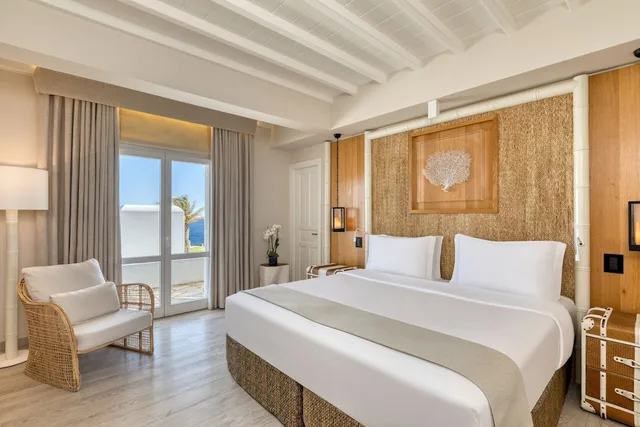 room, partial sea view, Santa Marina, a Luxury Collection Resort, Mykonos 2/4