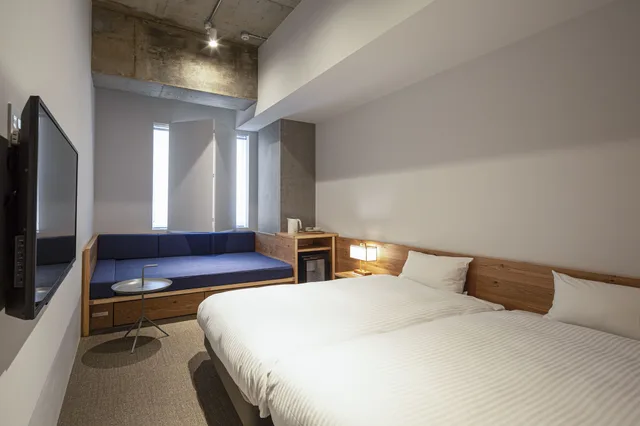 Moderate, Twin Beds, Large، TSUGU Kyoto Sanjo by THE SHARE HOTELS 1/6