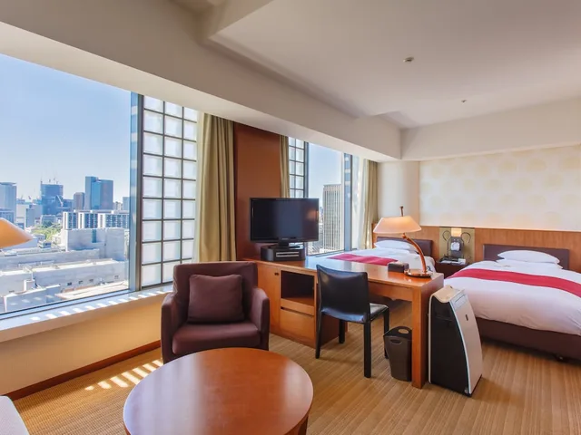 Deluxe, Twin Beds, Palace Side, Top Floor، Grand Arc Hanzomon 4/10