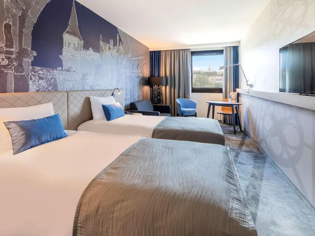 غرفة قياسية بسرير مزدوج أو سريرين منفصلين، Mercure Budapest Castle Hill 6/10