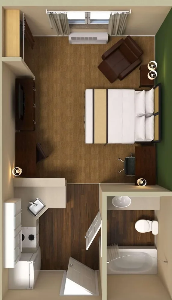 استوديو بسريرين مزدوجين، Extended Stay America Washington D.C. - Alexandria-Landmark 5/9