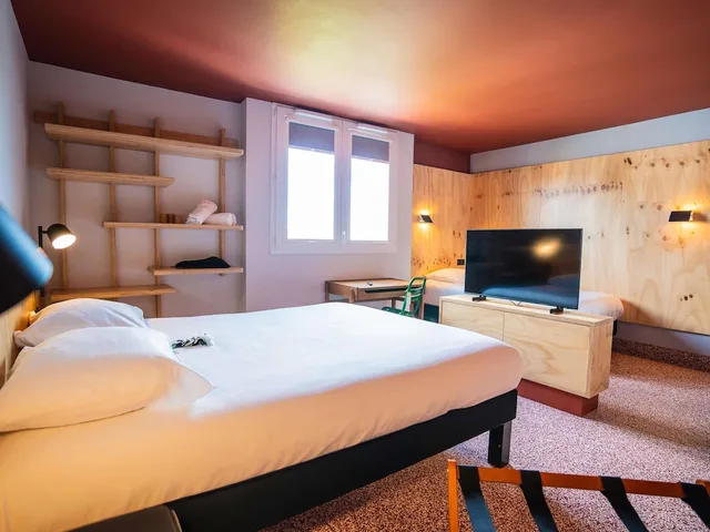 غرفة عائلية بسريرين مزدوجين، greet hotel Montpellier Aéroport Parc des Expos 3/10