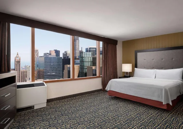 1 Bedroom, Suite, King Bed, 2 Bathrooms, Sofa, Corner، Homewood Suites By Hilton Chicago Downtown/Magnificent Mile 1/2