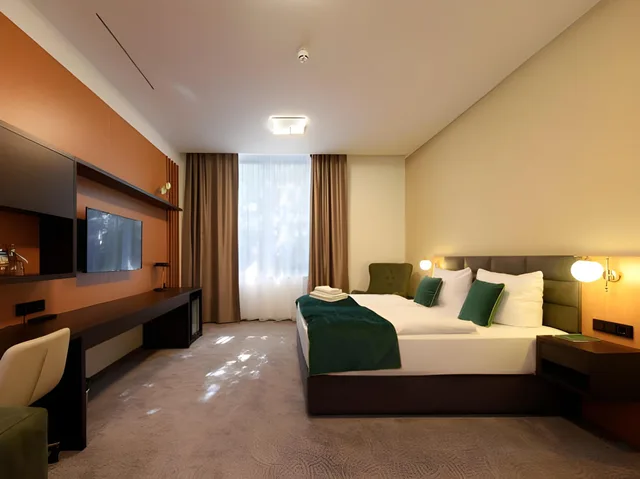 غرفة كومفورت بسرير مزدوج، M-Pire Hotel 1/2