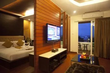 جناح تنفيذي بسرير كوين، Suvarnabhumi Suite 1/1