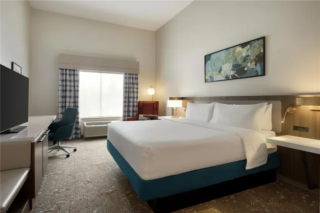 غرفة بسرير كينج لذوي الإعاقة، Hilton Garden Inn Riverhead 1/3