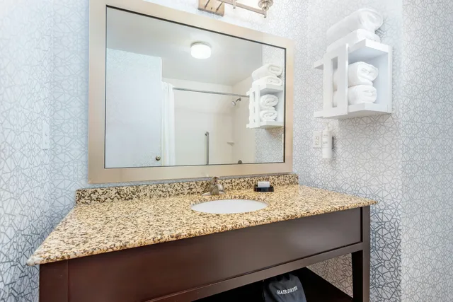 غرفة بسرير كينج مع أريكة لذوي الإعاقة، Hampton Inn & Suites Parkersburg Downtown 4/5