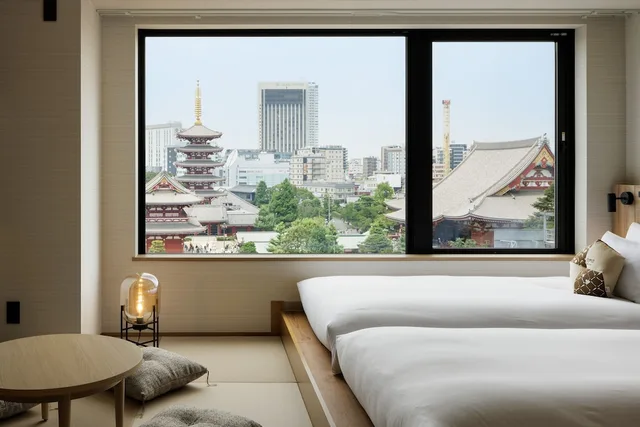 غرفة ديلوكس رباعية بأربعة أسرّة، OMO3 Asakusa by Hoshino Resorts 2/3