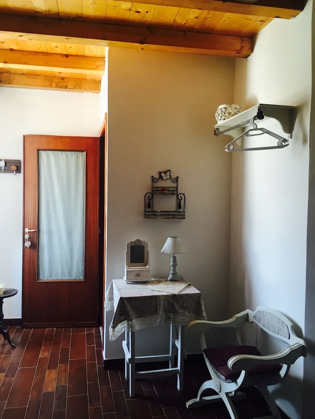 غرفة رومانسية بسرير كوين، B&B Pompeilog 5/7