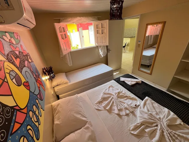 2 Bedrooms, Connecting, Family, 2 Double and Twin Beds، Pousada Flor de Merepe 3/4