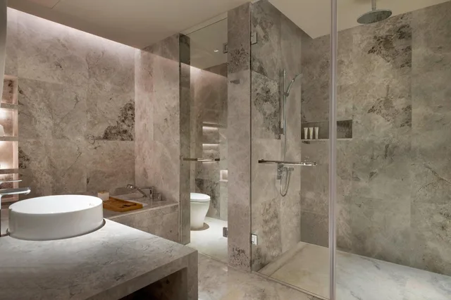 غرفة بسريرين مزدوجين بإطلالة على المدينة، Le Meridien Hangzhou Binjiang 3/4