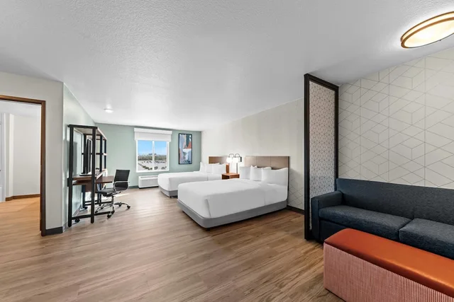 جناح بسريرين كوين لذوي الإعاقة، Everhome Suites Waco 7/10