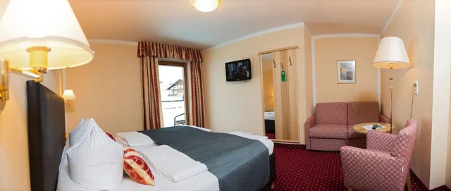 غرفة ديلوكس بسرير كينج، Hotel Schneeberger 8/10