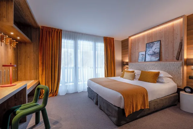 غرفة سوبيريور بسرير كينج، ILY La Rosiere & Spa Nuxe 1/3