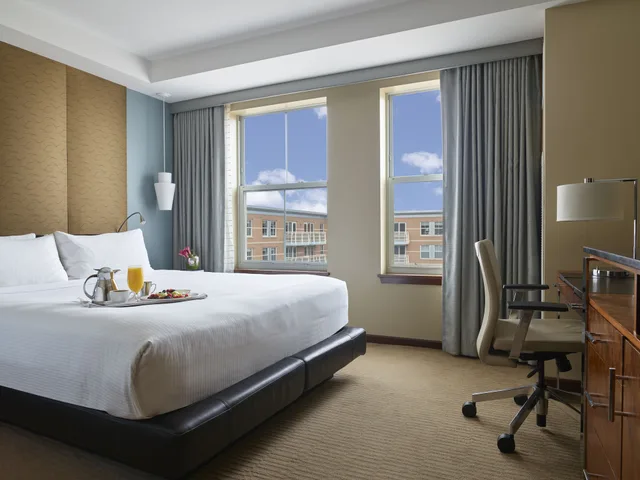 غرفة ديلوكس بسرير كوين، Battery Wharf Hotel Boston Waterfront 4/9