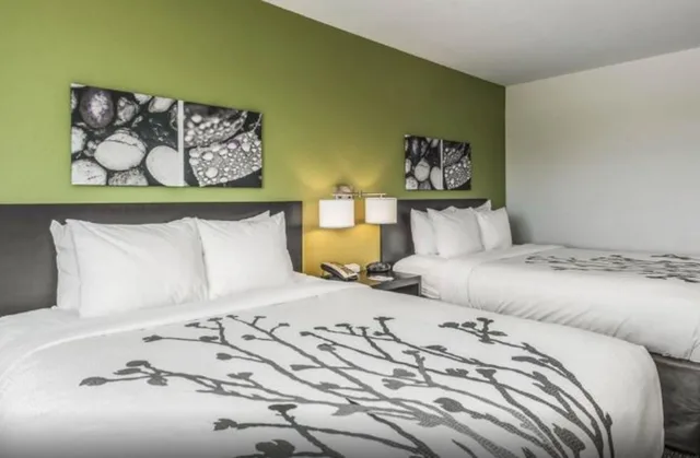 غرفة بسريرين كوين، Sleep Inn & Suites Tampa South 3/4