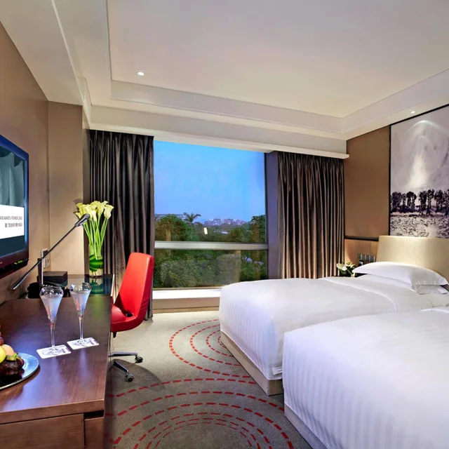 غرفة ديلوكس بسرير فردي بإطلالة على المتنزه، Pullman Xiamen Powerlong 2/9