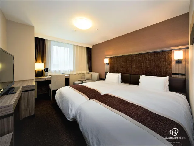 Semi Room, 2 Semi Double Beds, Smoking، Daiwa Roynet Hotel Sapporo Susukino 3/4