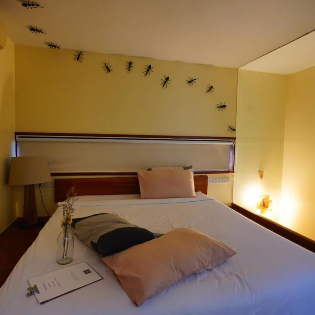 غرفة ديلوكس بسرير مزدوج، Bangkok Tree House Hotel - Bangkok 1/4