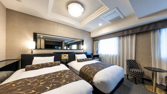 Deluxe, Twin Beds, Main Building, APA Hotel Ueno Okachimachi Ekimae Minami 1/1