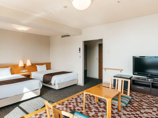 Semi Room, Superior, Futon Bed, 2 Semi Double Beds, Private Bathroom، KAMENOI HOTEL Kii-Tanabe 1/1