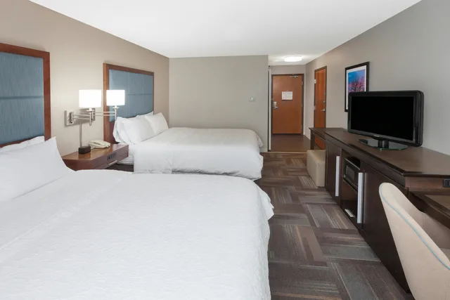 غرفة بسريرين كوين، Hampton Inn And Suites Munster 1/3