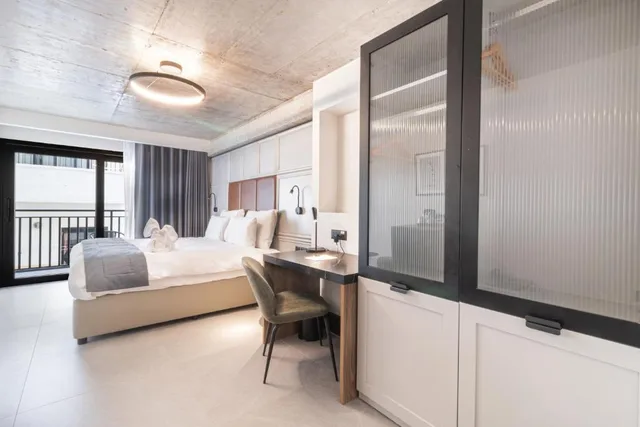 غرفة كومفورت مفردة بسرير مزدوج، The Londoner Hotel Sliema 3/3