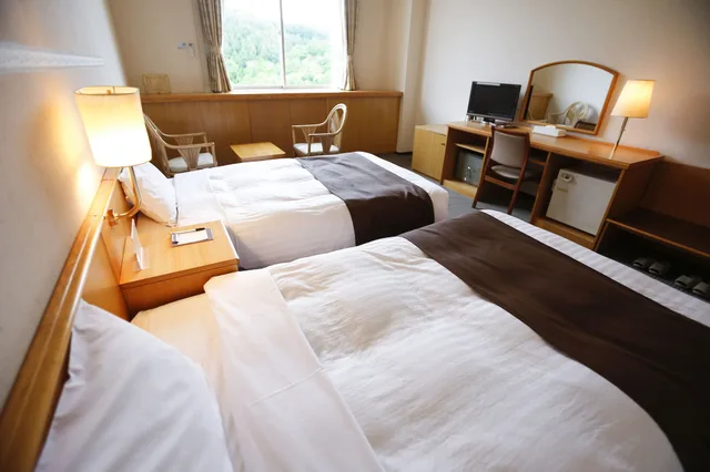 غرفة بسريرين منفصلين في الملحق، Abashiri Kanko Hotel 6/10