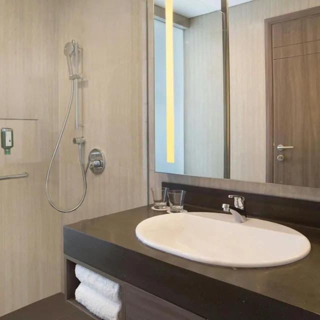 غرفة ديلوكس بسريرين منفصلين بإطلالة على المدينة، Fairfield By Marriott Belitung 6/7