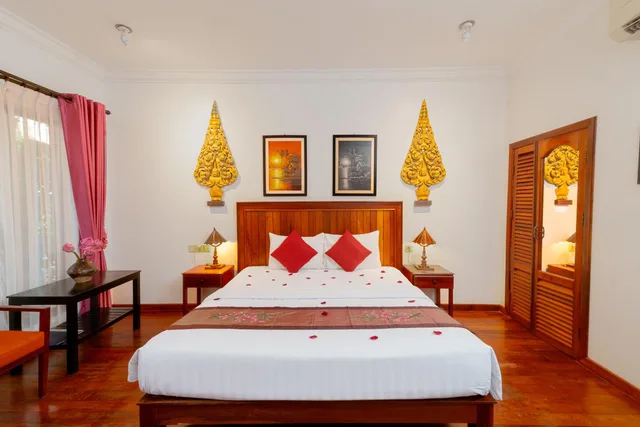 غرفة ديلوكس بسرير مزدوج بشرفة، Asanak D'angkor Boutique Hotel 5/10