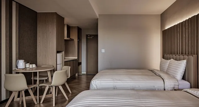 Family, 2 Double Beds, Kitchen, East Tower، SONO BELLE CHEONAN 2/4