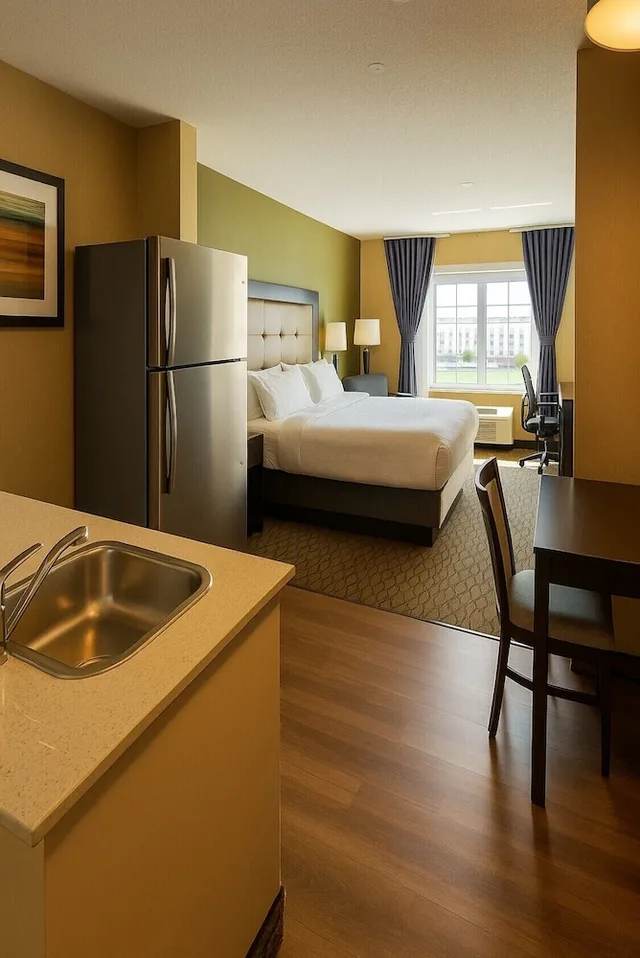 جناح بسرير كينج بمطبخ صغير، Wingate by Wyndham Fort Saskatchewan 5/5