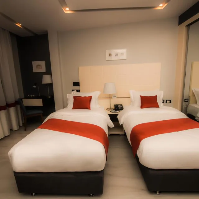 غرفة ديلوكس بسرير مزدوج أو سريرين منفصلين بشرفة، Petra Boutique Hotel 7/10