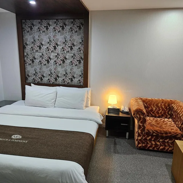 غرفة ديلوكس بسرير مزدوج، Suwon Symphony Tourist Hotel 3/6