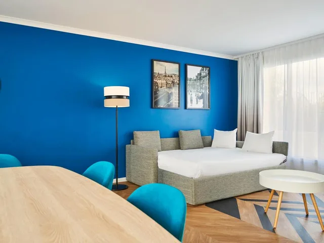 شقة بسرير مزدوج بشرفة بغرفتي نوم، Adagio Paris Porte De Versailles 5/9