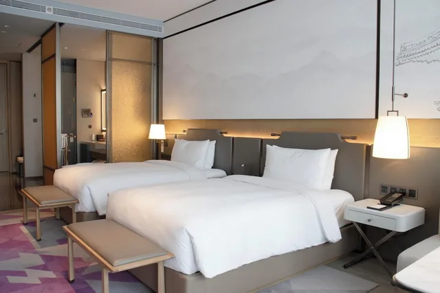 غرفة تنفيذية بسريرين منفصلين، JW Marriott Hotel Xi'an Southwest 1/6