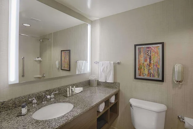 Room, King Bed, Bay or Marina View، DoubleTree by Hilton Hotel San Francisco Airport North 2/2